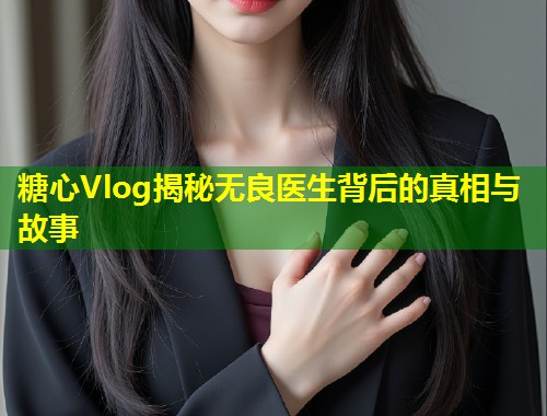 糖心Vlog揭秘无良医生背后的真相与故事