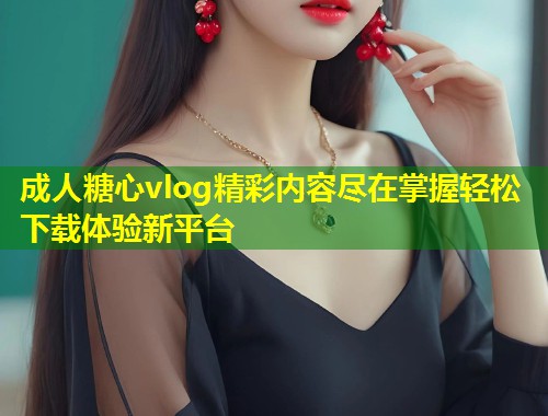 成人糖心vlog精彩内容尽在掌握轻松下载体验新平台  第2张