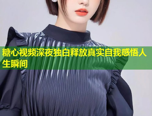 糖心视频深夜独白释放真实自我感悟人生瞬间